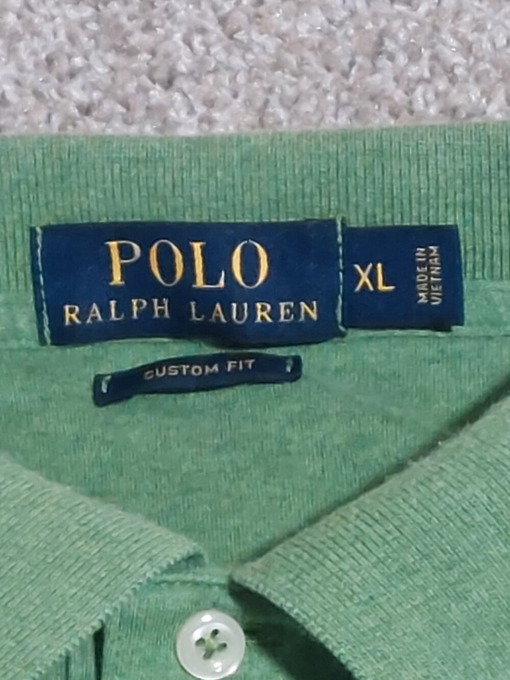 Polo by Ralph Lauren Short sleeve polo heathered green size XL - Picture 5 of 6
